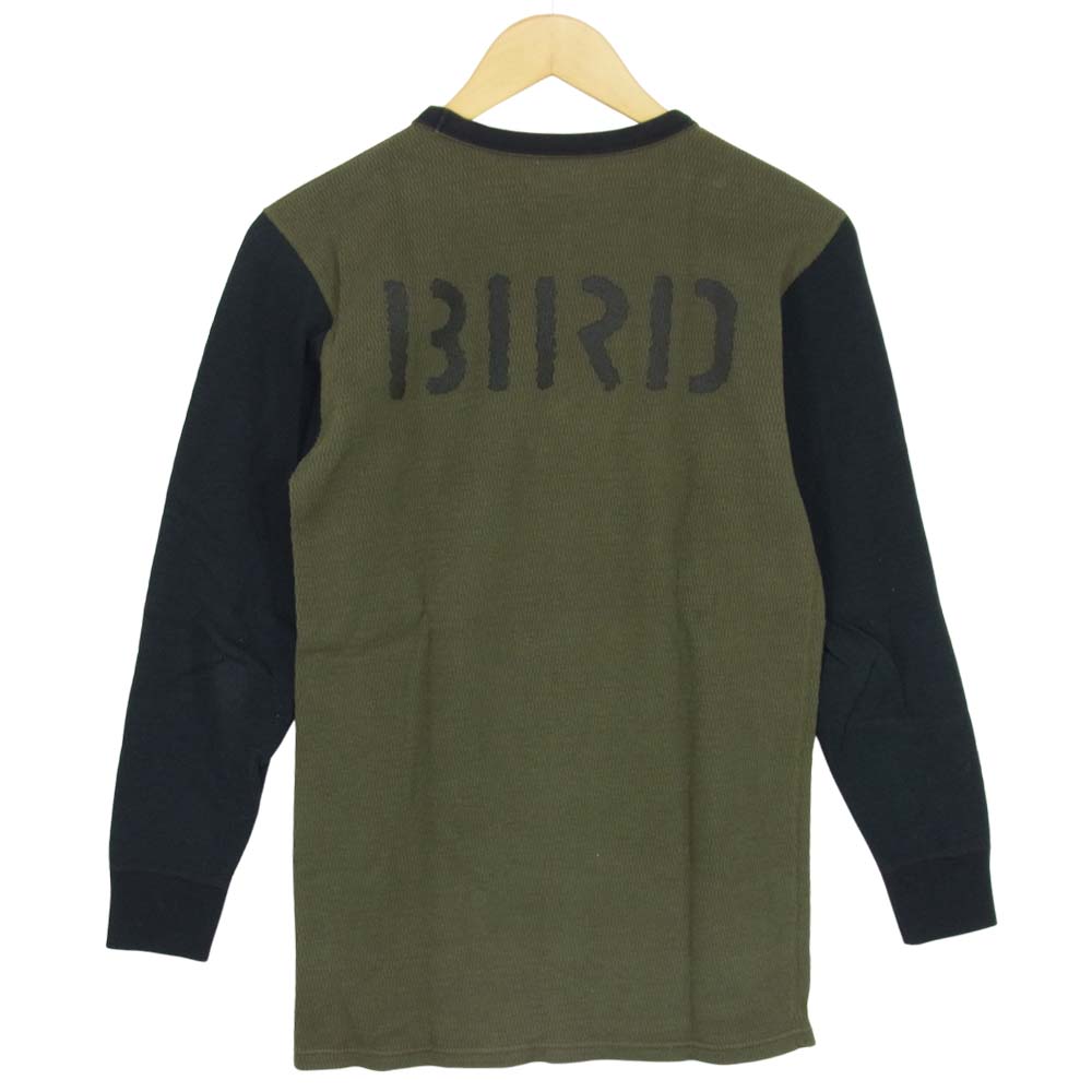 THE FLAT HEAD ザフラットヘッド HARD BIRD ハードバード サーマル プリント L/S Tee グリーン系 38【中古】