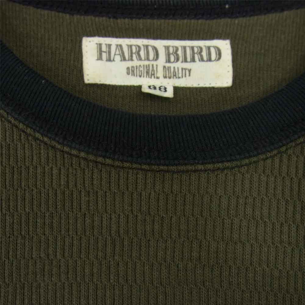 THE FLAT HEAD ザフラットヘッド HARD BIRD ハードバード サーマル プリント L/S Tee グリーン系 38【中古】