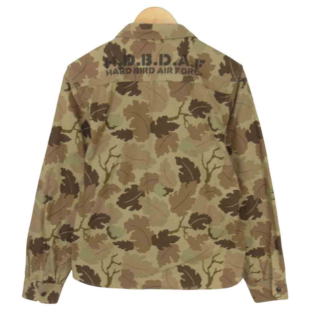 THE FLAT HEAD ザフラットヘッド LOT-HMS-02W HARD BIRD ハードバード camouflage military shirt カモ柄 ミリタリー マルチカラー系 40【中古】