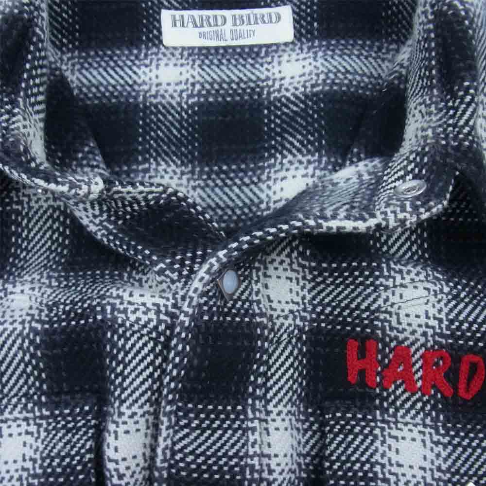 THE FLAT HEAD ザフラットヘッド LOT-HMS-02W HARD BIRD ハードバード 刺繍 ヘビーネル チェック ブラック系 グレー系 38【中古】
