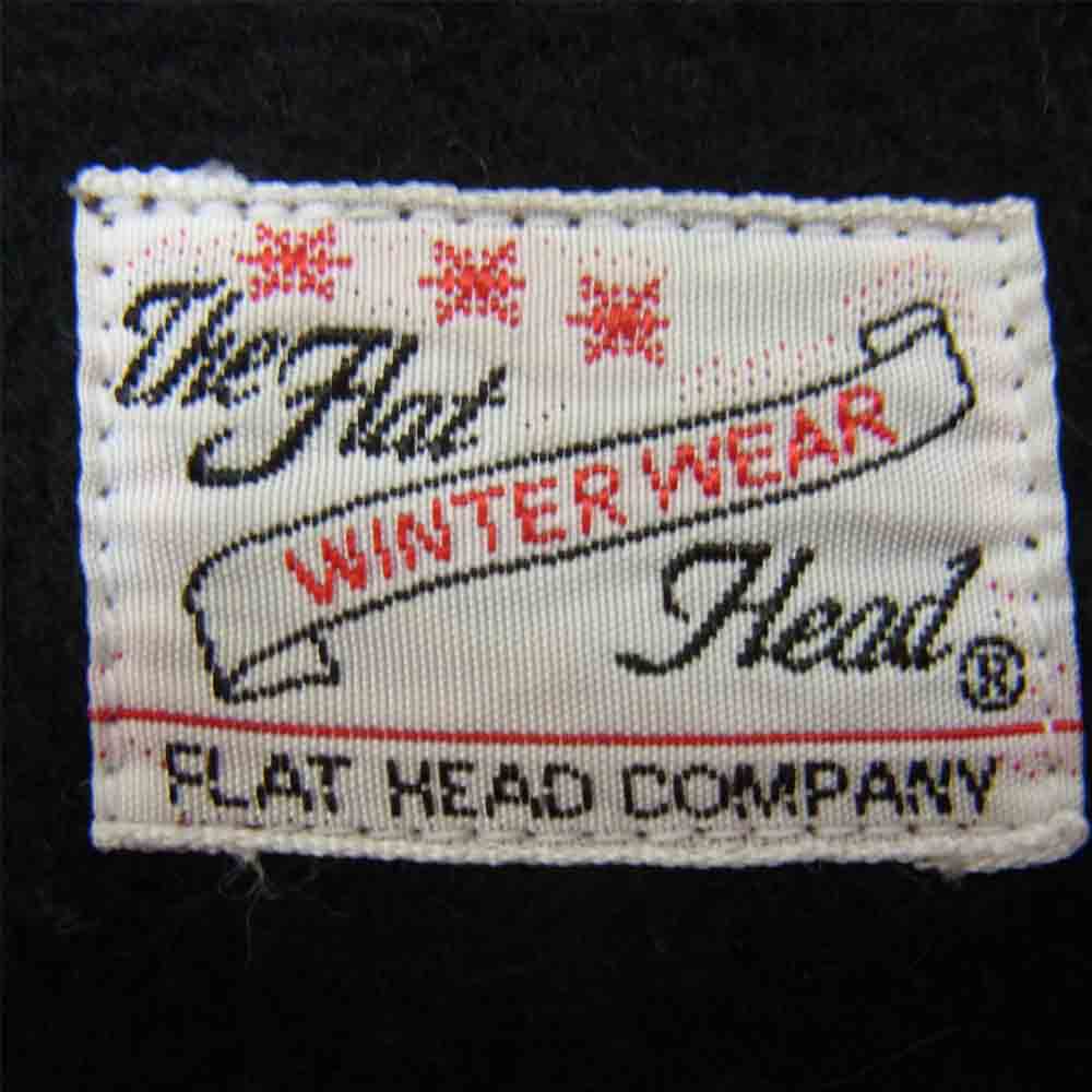 THE FLAT HEAD ザフラットヘッド バッファローチェック ヘビーネル レッド系 38【美品】【中古】