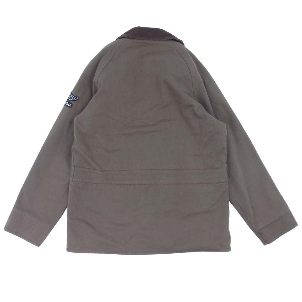 THE FLAT HEAD ザフラットヘッド HCJ-02W GLORY PARK HEAVY TWILL JACKET ヘビーツイル ブラウン系 38【中古】