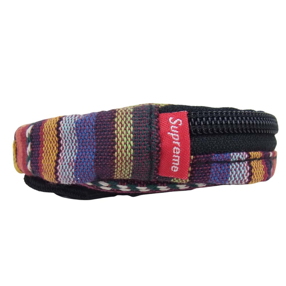 Supreme シュプリーム 20SS Woven Stripe Coin Pouch ウーブン ストライプ コイン ポーチ マルチカラー系【新古品】【未使用】【中古】