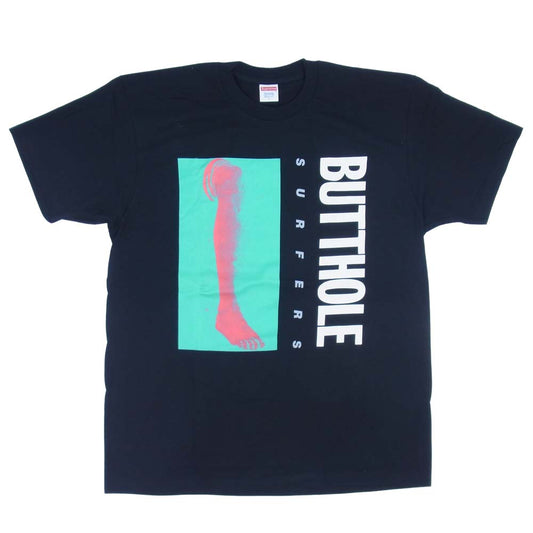 Supreme シュプリーム 21SS BUTTHOLE SURFERS LEG TEE バットホール サーファーズ ロゴ Tシャツ ブラック系 L【新古品】【未使用】【中古】
