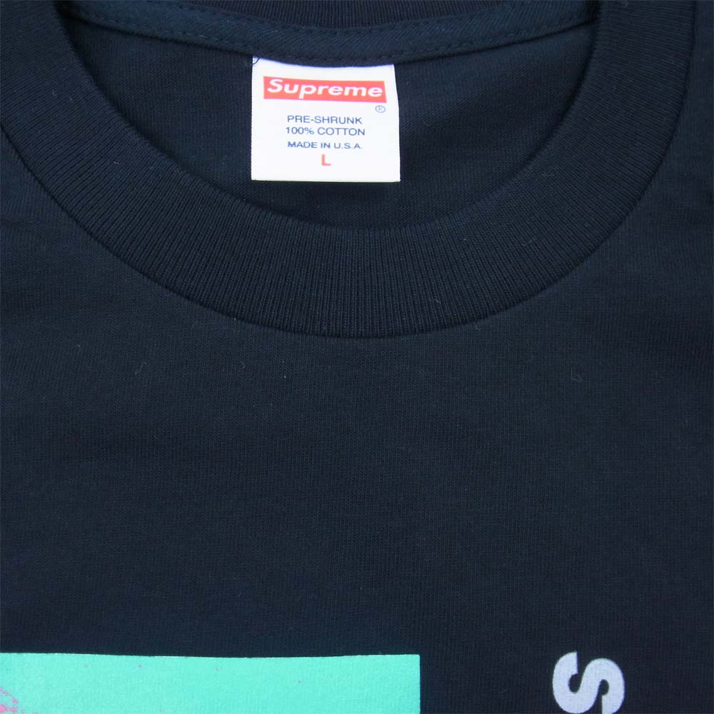 Supreme シュプリーム 21SS BUTTHOLE SURFERS LEG TEE バットホール サーファーズ ロゴ Tシャツ ブラック系 L【新古品】【未使用】【中古】