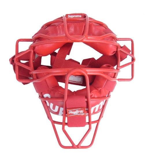 Supreme シュプリーム 18SS Rawlings Catcher’s Mask Red ローリングス キャッチャーマスク ヘルメット レッド系【極上美品】【中古】