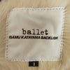 ISAMUKATAYAMA BACKLASH イサムカタヤマバックラッシュ L884-01 ballet バレエ シープスキン 裏ファー ジャケット ブラック系 M【中古】