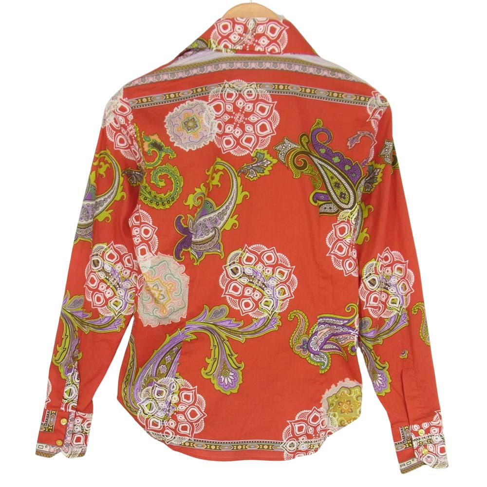 ETRO エトロ 国内正規品 総柄 レッド系 42【中古】