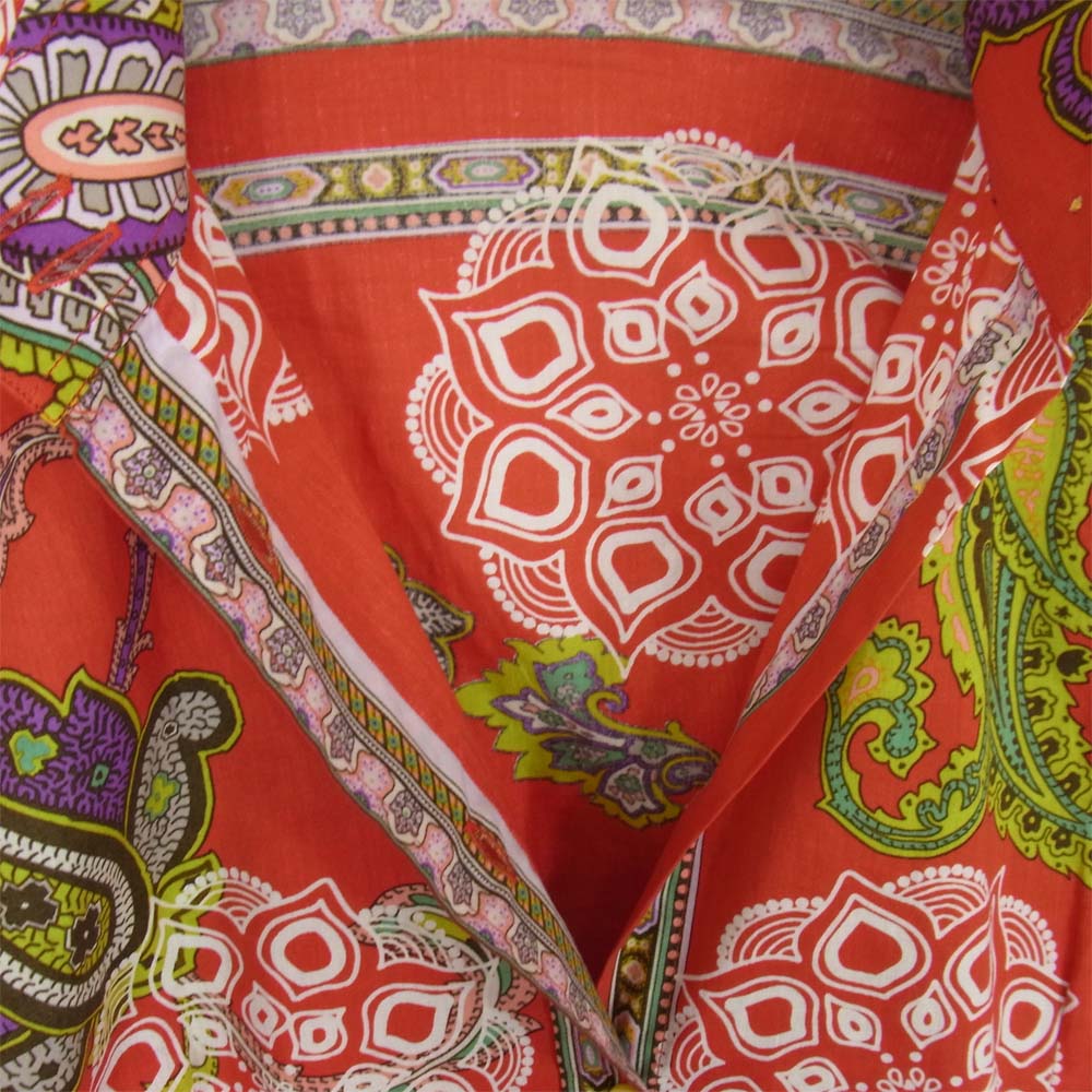 ETRO エトロ 国内正規品 総柄 レッド系 42【中古】