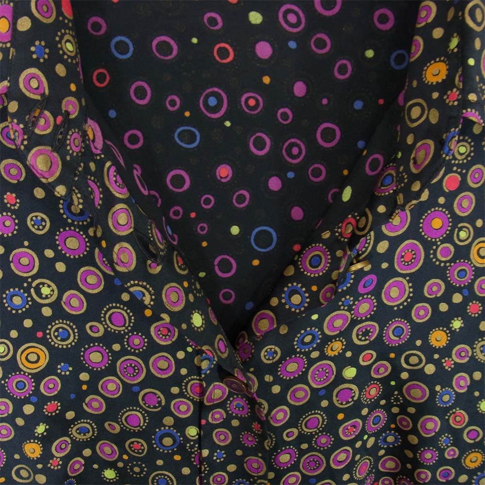 ETRO エトロ 国内正規品 シルク 総柄 パープル系 42【中古】