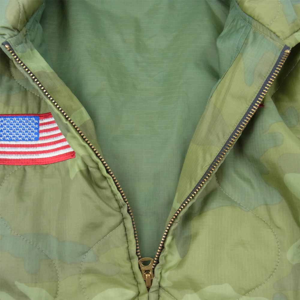 TAILOR TOYO テイラー東洋 TT OKINAWA-JACKET オキナワ ベトジャン 沖縄 シーサー グリーン系 M【中古】
