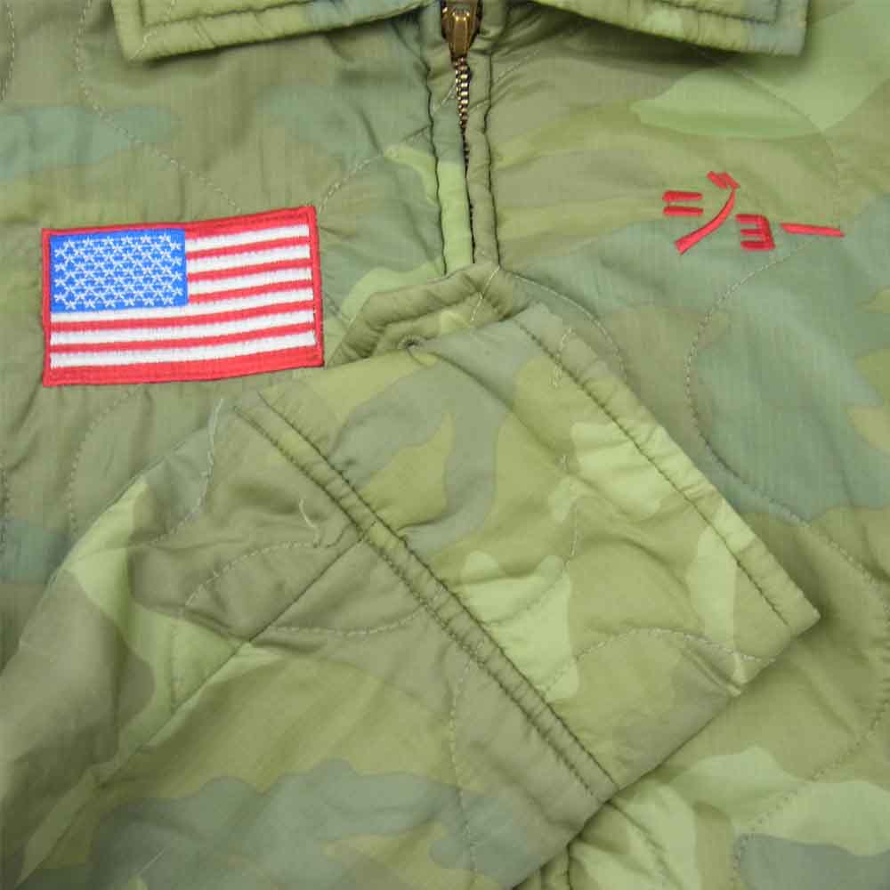 TAILOR TOYO テイラー東洋 TT OKINAWA-JACKET オキナワ ベトジャン 沖縄 シーサー グリーン系 M【中古】