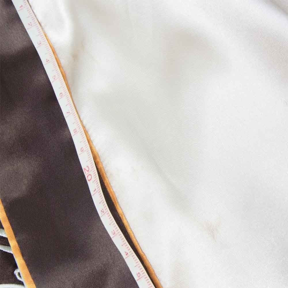TAILOR TOYO テイラー東洋 TT10577 ヨーロッパ輸出限定 赤鷲 × 雲龍 サテン リバーシブル スカジャン スーベニア  青×茶系 L【中古】