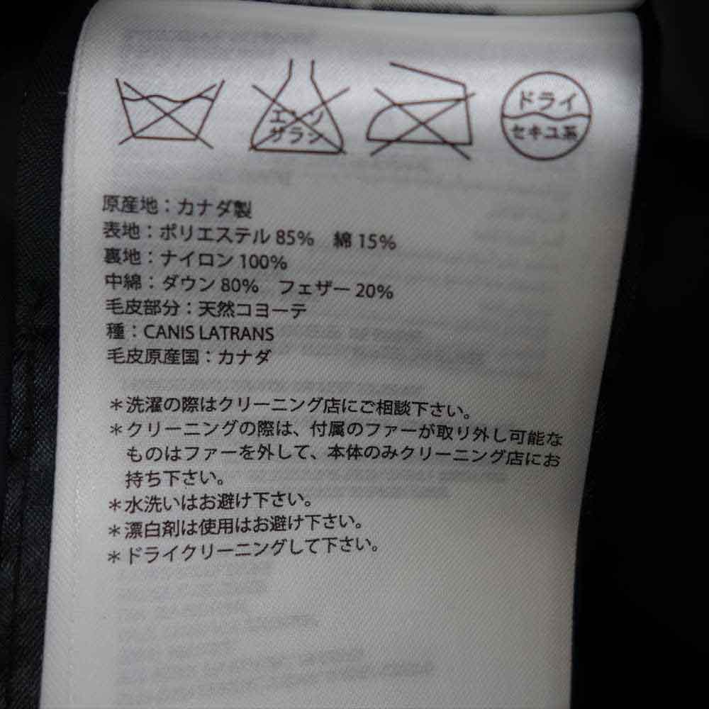 CANADA GOOSE カナダグース 2302JL 国内正規品 グリフィンタグ MACKENZIE PARKA マッケンジー パーカー ブラック系 M【中古】