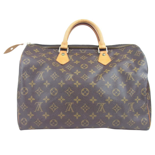 LOUIS VUITTON ルイ・ヴィトン M41524 モノグラム スピーディ 35 ハンド バッグ ブラウン系【中古】