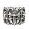 CHROME HEARTS クロムハーツ（原本無） CEMETERY RING セメタリー クロス リング シルバー系 16号【中古】