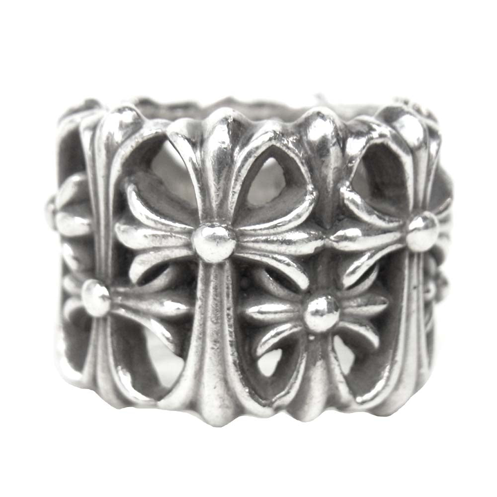 CHROME HEARTS クロムハーツ（原本無） CEMETERY RING セメタリー クロス リング シルバー系 16号【中古】