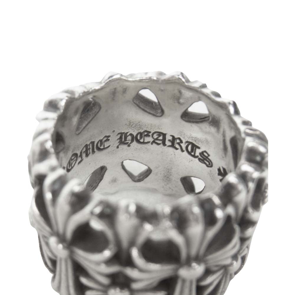 CHROME HEARTS クロムハーツ（原本無） CEMETERY RING セメタリー クロス リング シルバー系 16号【中古】