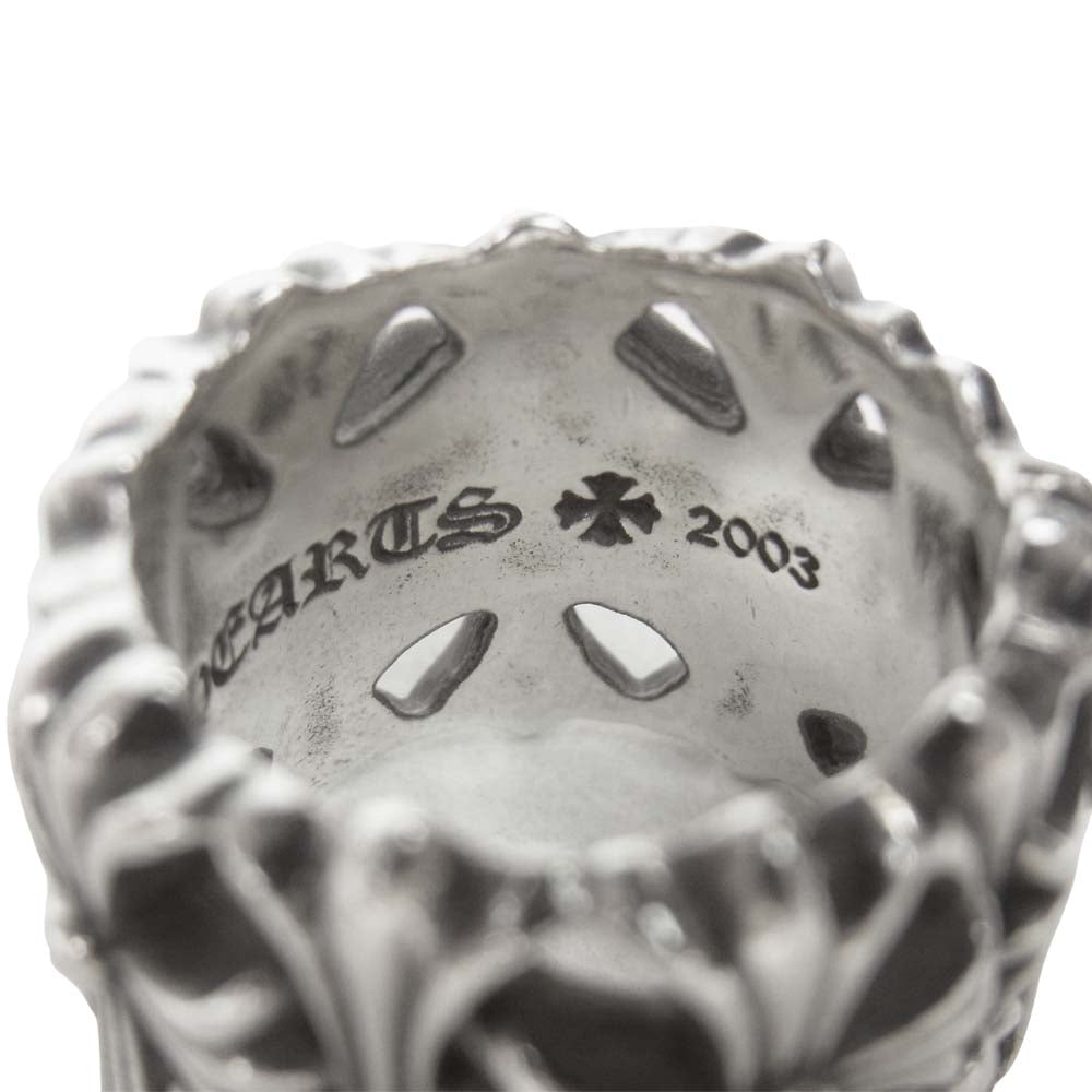 CHROME HEARTS クロムハーツ（原本無） CEMETERY RING セメタリー クロス リング シルバー系 16号【中古】