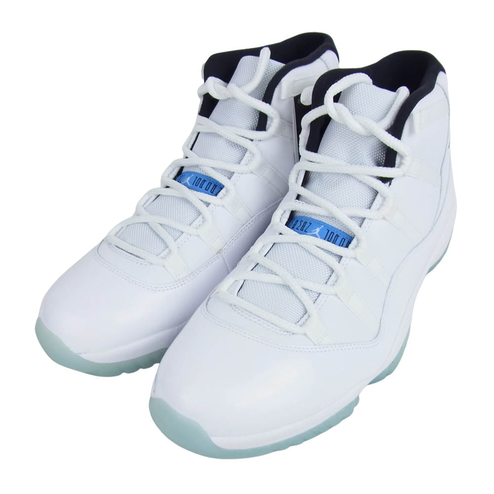 NIKE ナイキ 378037-117 AIR JORDAN 11 RETRO LEGEND BLUE レトロ レジェンド ブルー ホワイト系 29cm【新古品】【未使用】【中古】