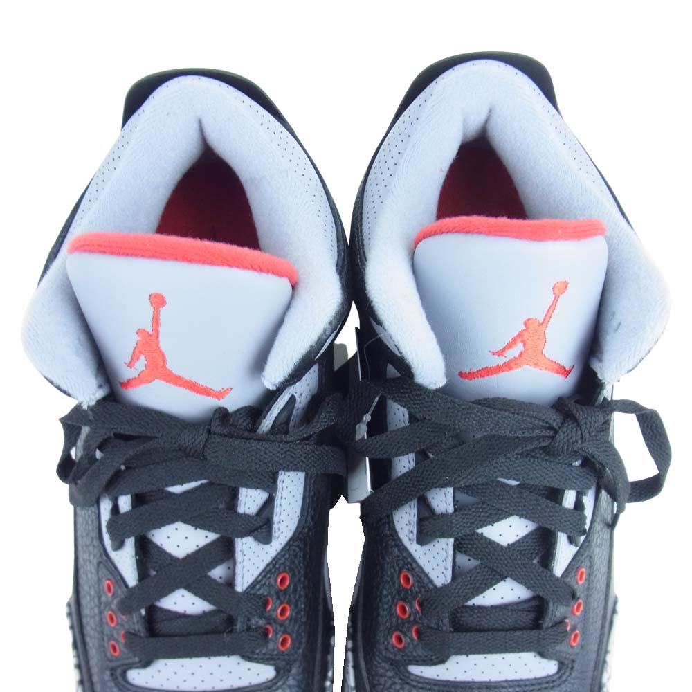 NIKE ナイキ 854262-001 AIR JORDAN 3 OG BLACK CEMENT エアジョーダン スリー ブラックセメント ブラック系 グレー系 29cm【新古品】【未使用】【中古】