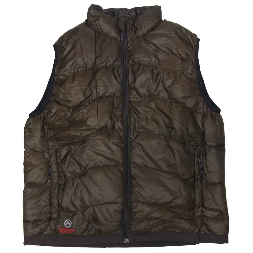 THE NORTH FACE ノースフェイス ND13300 ACONCAGUA VEST アコンカグア ダウン ベスト ブラウン系 L【中古】