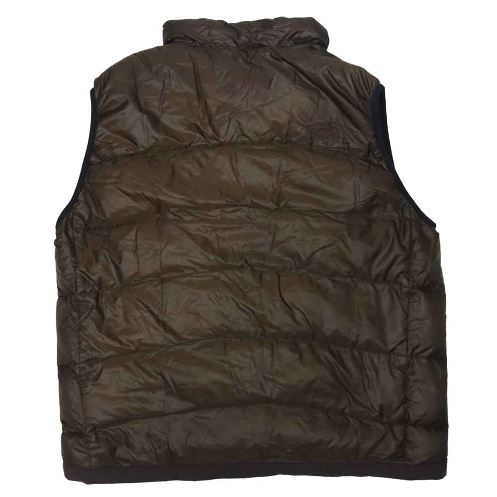 THE NORTH FACE ノースフェイス ND13300 ACONCAGUA VEST アコンカグア ダウン ベスト ブラウン系 L【中古】