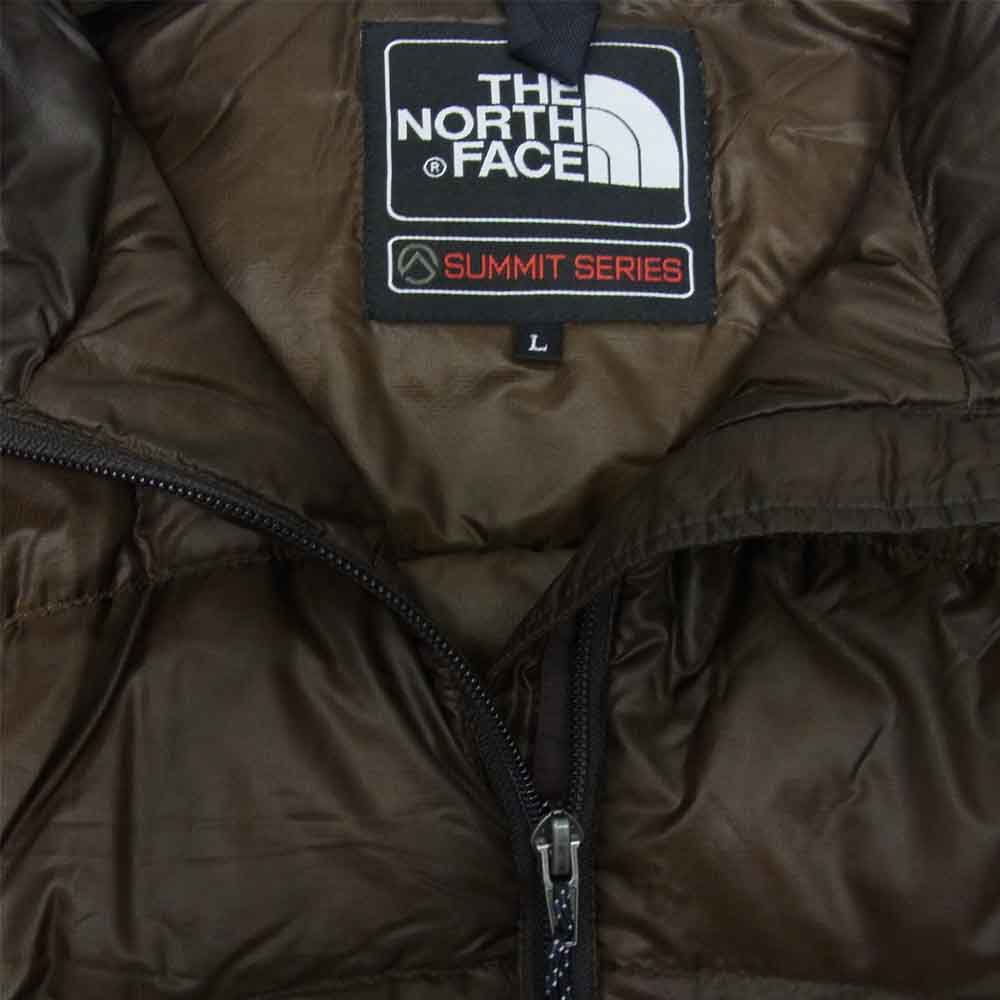 THE NORTH FACE ノースフェイス ND13300 ACONCAGUA VEST アコンカグア ダウン ベスト ブラウン系 L【中古】