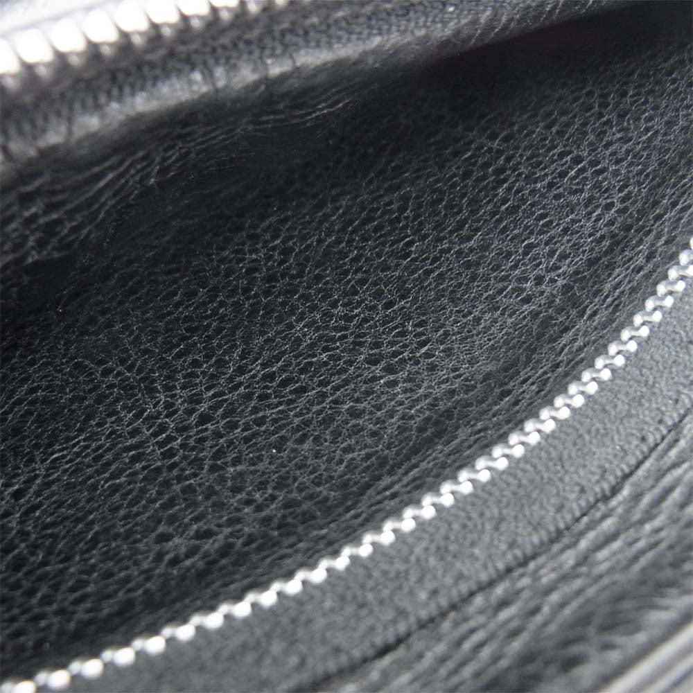 CHROME HEARTS クロムハーツ（原本無） LONG WALLE グリーシー ロング ウォレット ブラック系【中古】