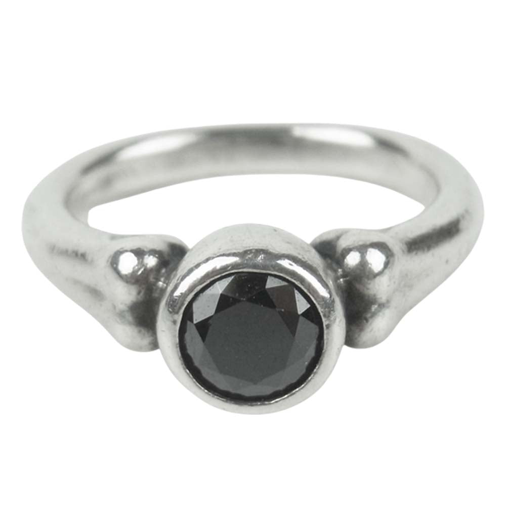 Justin Davis ジャスティンデイビス SRJ540 SECRET SKULL RING シークレット スカル シルバー リング シルバー系 11号【中古】
