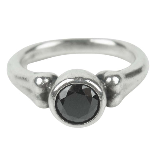 Justin Davis ジャスティンデイビス SRJ540 SECRET SKULL RING シークレット スカル シルバー リング シルバー系 11号【中古】