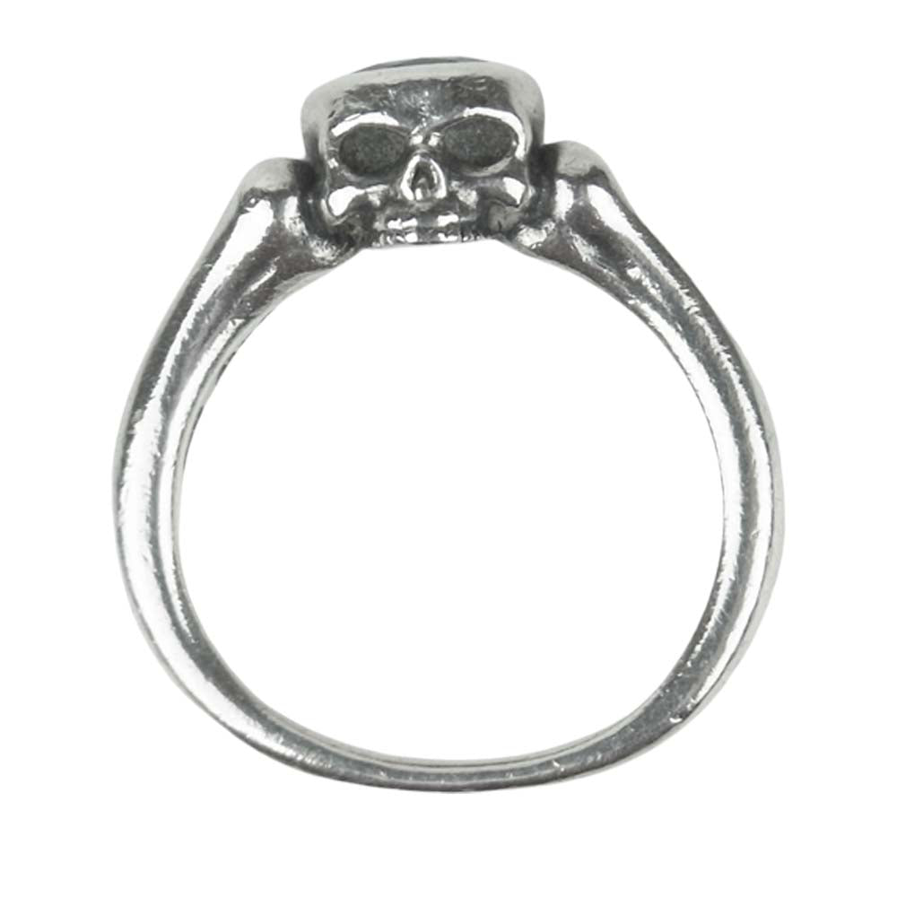 Justin Davis ジャスティンデイビス SRJ540 SECRET SKULL RING シークレット スカル シルバー リング シルバー系 11号【中古】
