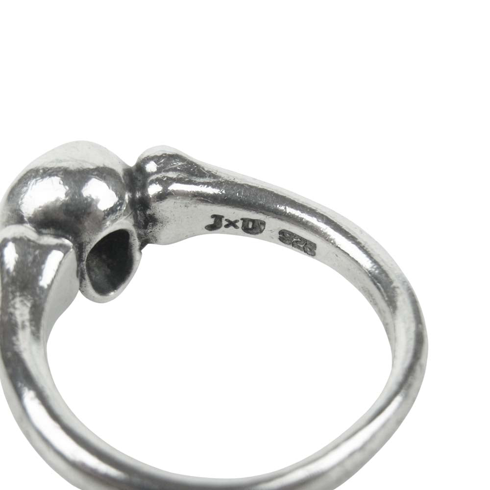 Justin Davis ジャスティンデイビス SRJ540 SECRET SKULL RING シークレット スカル シルバー リング シルバー系 11号【中古】