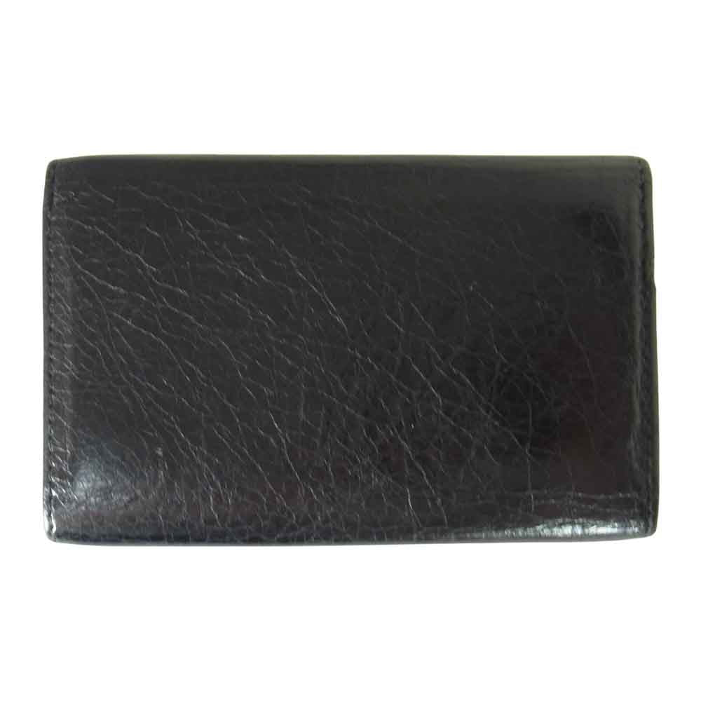 BALENCIAGA バレンシアガ 285377 国内正規品 クラシック コンチネンタル 6連 レザー キーケース ブラック系【中古】