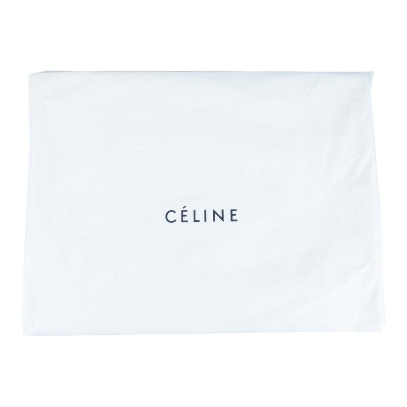 CELINE セリーヌ S-SN-1120 S-PA-1011 ロゴ レザー キャンバス トートバッグ オフホワイト系 ブラウン系【中古】