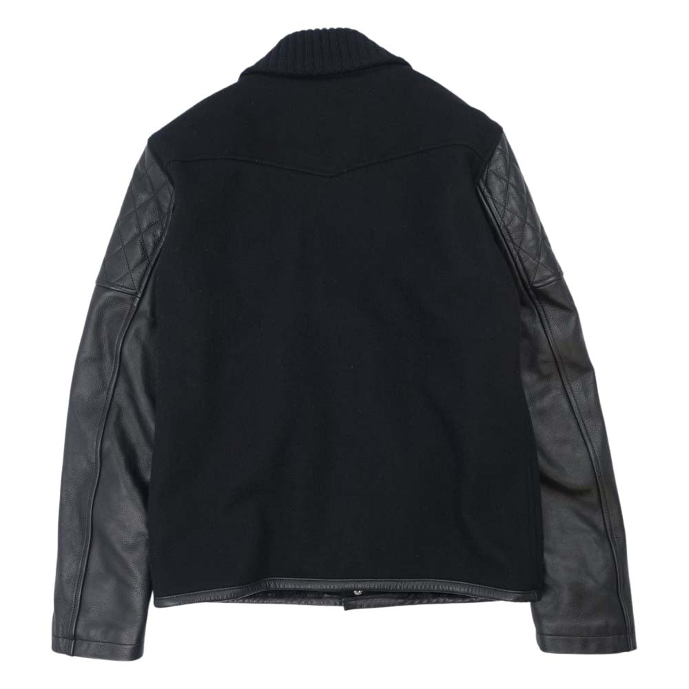 CRIMIE クライミー WESTERN AWARD JACKET ウエスタン アワード 袖レザー ジャケット スタジャン ブラック系 M【美品】【中古】