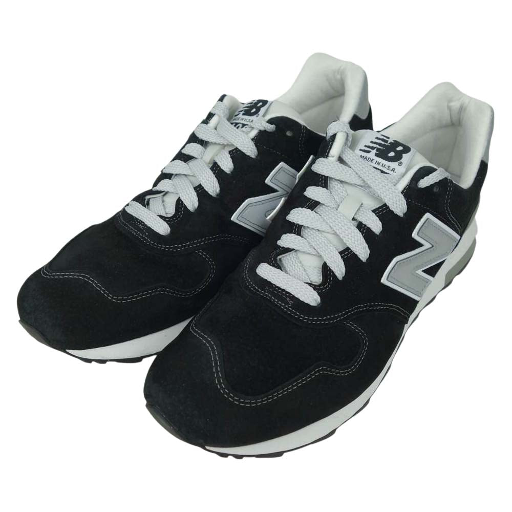 NEW BALANCE ニューバランス M1400BKJ USA製 ローカットスニーカー ブラック系 US12 UK11.5 EU46.5 CM30【美品】【中古】