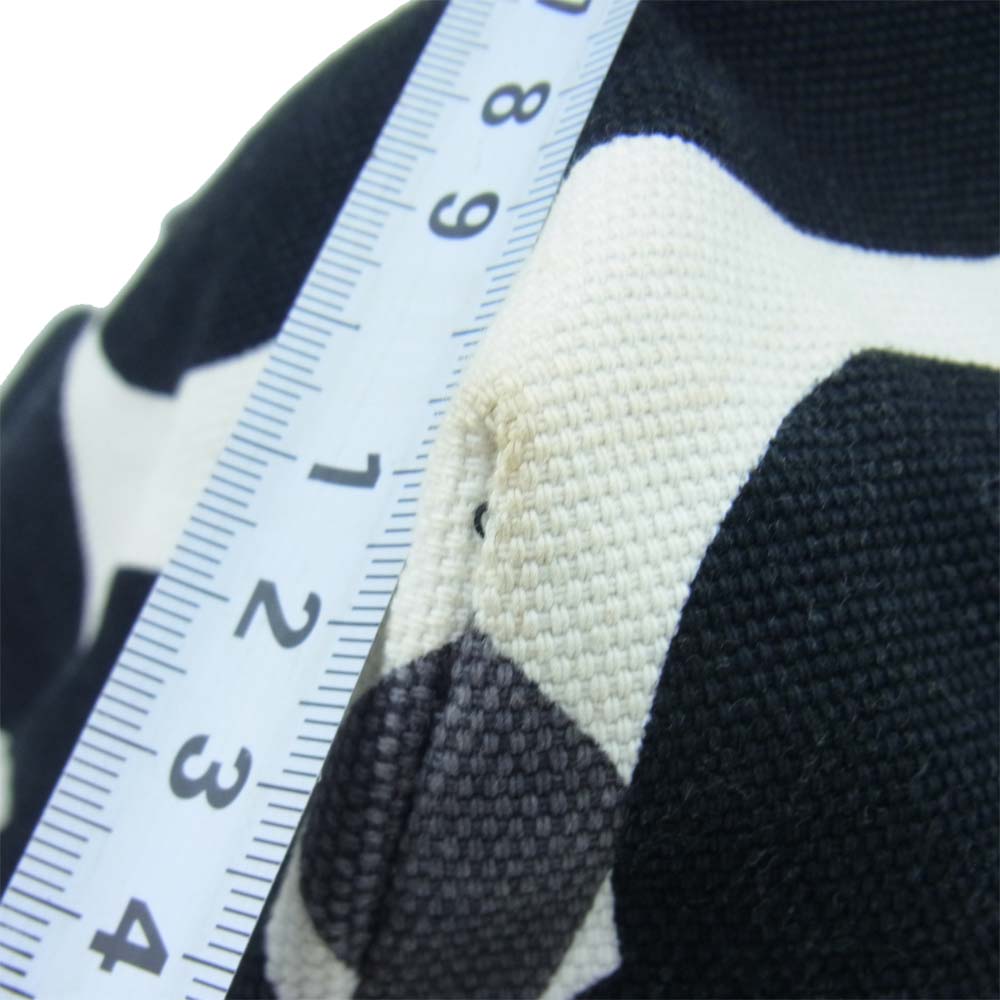marimekko マリメッコ リュック バックパック ブラック ホワイト ホワイト系【中古】