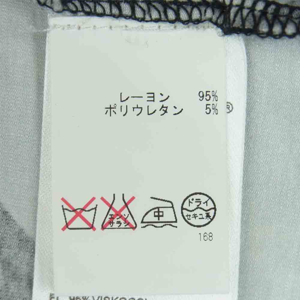 marimekko マリメッコ ウサギ柄 レーヨン ワンピース リトアニア製 ブラック系 M【中古】