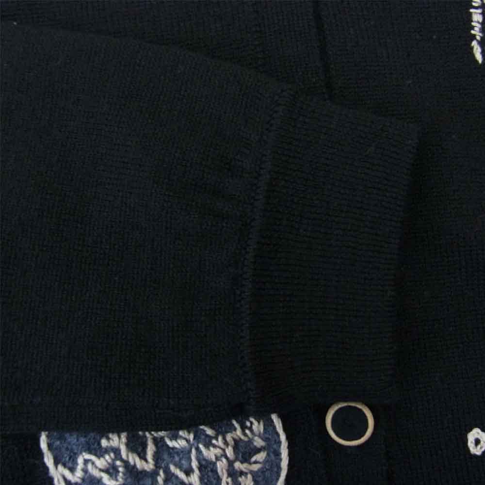 mina perhonen ミナペルホネン na8066 home circle cardigan ホームサークル カーディガン ブラック系 36【中古】