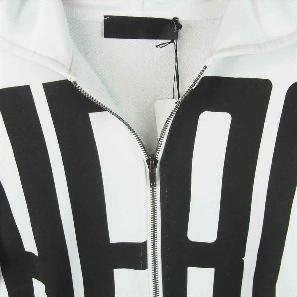 HAIDER ACKERMANN ハイダーアッカーマン 439-84019001 × Ron Herman ロンハーマン 10周年 HERO ジップパーカー ホワイト系 XS【中古】