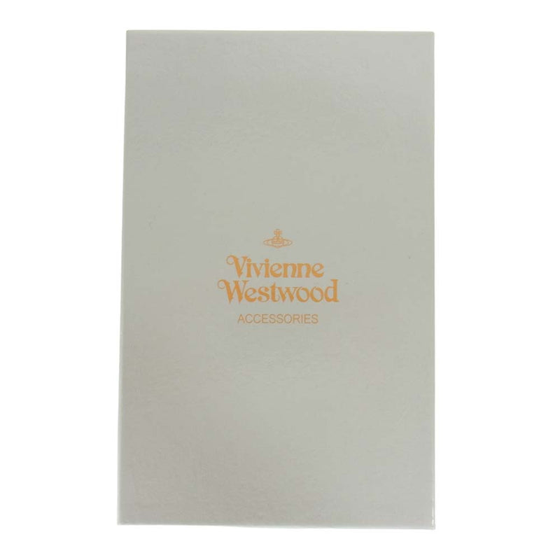 Vivienne Westwood ヴィヴィアンウエストウッド NEW SQUIGGLE WALLET オーブマーク付 レザー 長財布 ブラック系【新古品】【未使用】【中古】