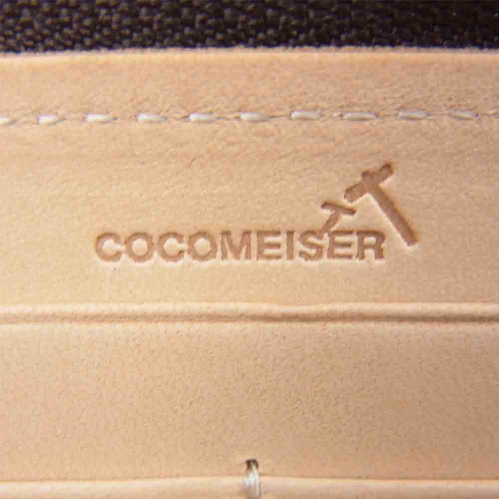 COCOMEISTER ココマイスター マットーネ オーバーザウォレット ラウンドファスナー ビターチョコ ブラウン系【新古品】【未使用】【中古】