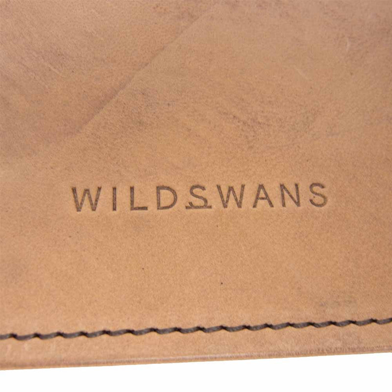 WILDSWANS ワイルドスワンズ ホーウィン シェルコードバン裏面 革マット マウスパッド ブラウン系【新古品】【未使用】【中古】