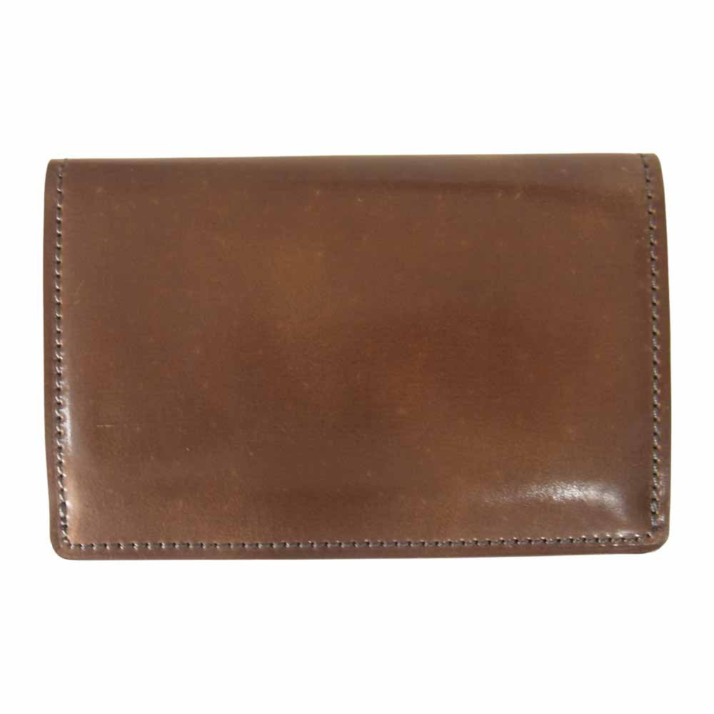 COCOMEISTER ココマイスター SHELLCORDOVAN VOLANTE シェルコードバン ヴァランテ 名刺入れ ブラウン系【中古】