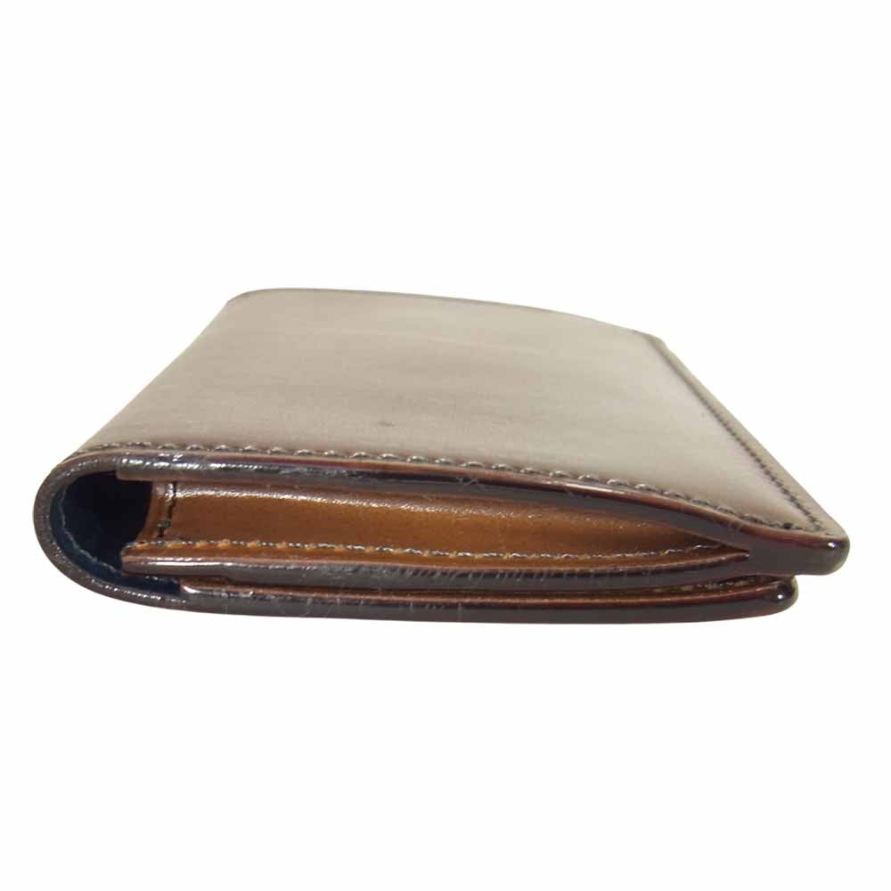 COCOMEISTER ココマイスター SHELLCORDOVAN VOLANTE シェルコードバン ヴァランテ 名刺入れ ブラウン系【中古】