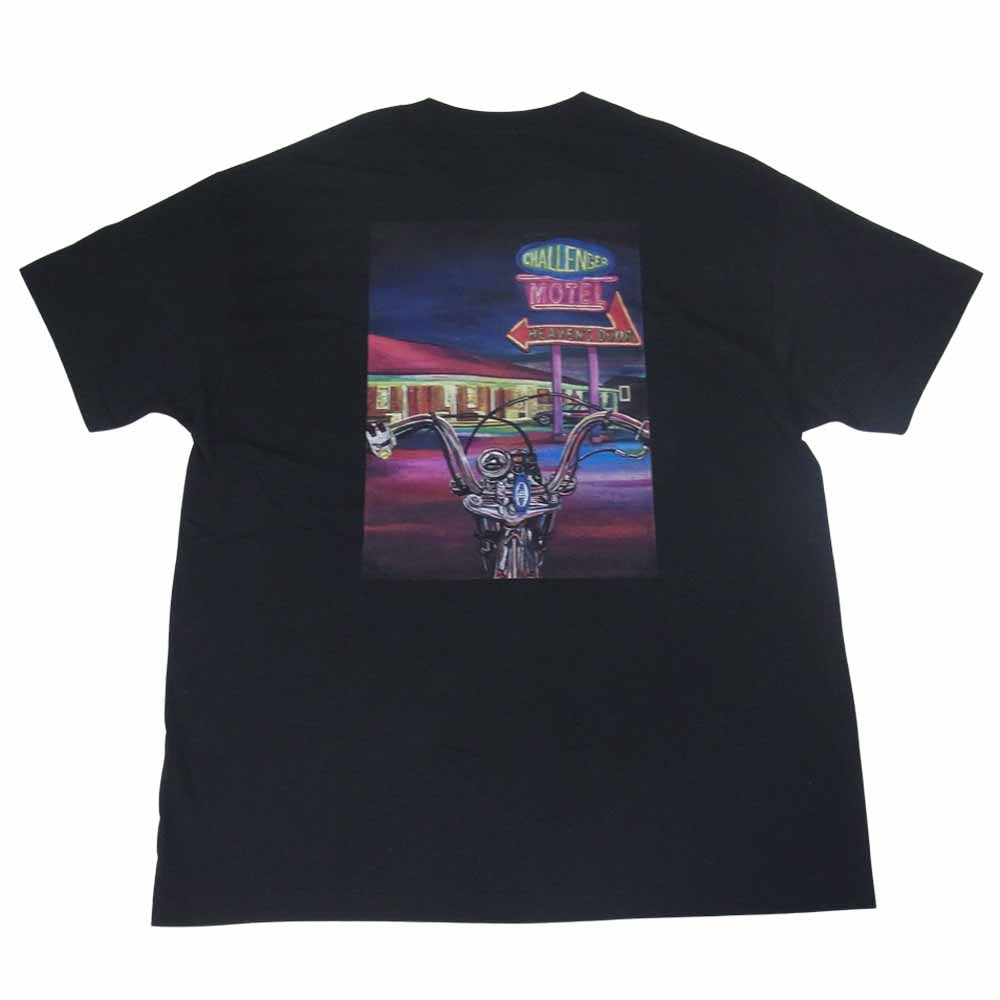 CHALLENGER チャレンジャー 21AW CLG-TS 021 031 INCEPTION TEE インセプション Tシャツ ブラック系 マルチカラー系 XL【中古】