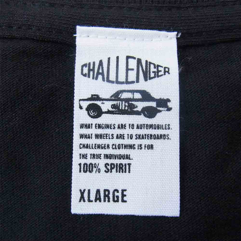 CHALLENGER チャレンジャー 21AW CLG-TS 021 031 INCEPTION TEE インセプション Tシャツ ブラック系 マルチカラー系 XL【中古】