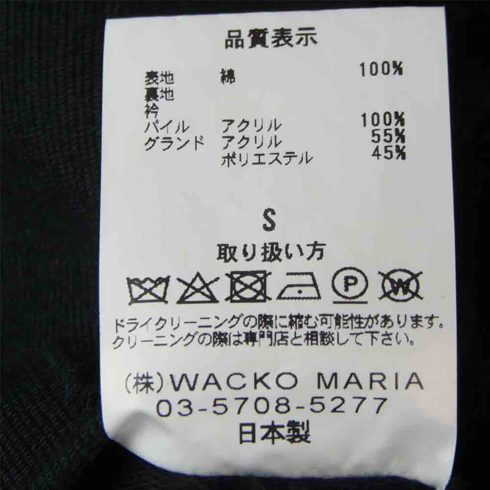 WACKO MARIA ワコマリア 20FW-WMO-ML30 N-1 DECK JACKET TYPE-3 マリア プリント デッキ ジャケット ブラック系 S【中古】