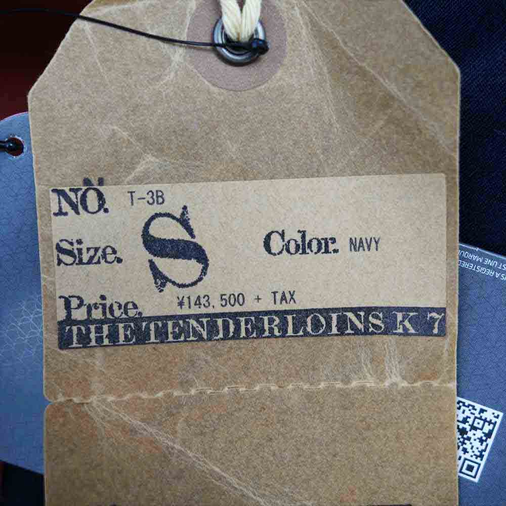 TENDERLOIN テンダーロイン T-3B ネイビー 中綿 フライト ネイビー系 S【美品】【中古】